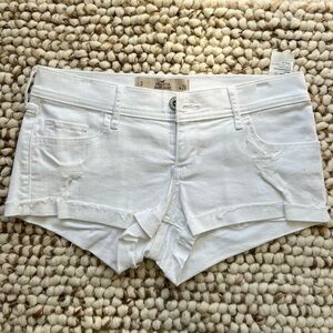 Hollister Low Rise White Short Short